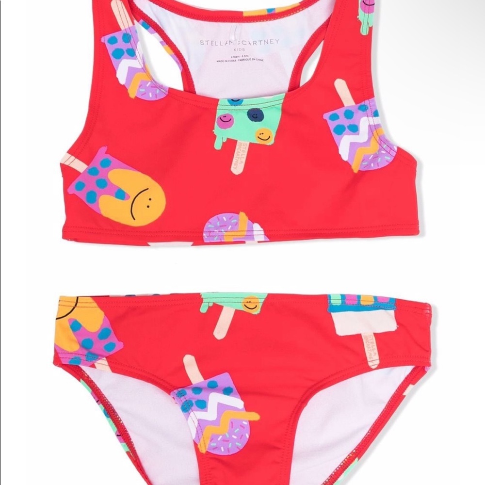 Stella McCartney Kids ice cream-print bikini 3T